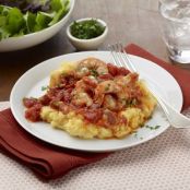 Shrimp with Bacon and Polenta