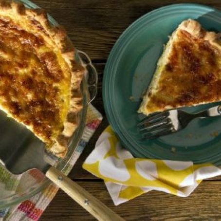 Ham, Leek and Gruyere Quiche