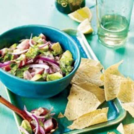 Tuna Ceviche with Avocado and Cilantro
