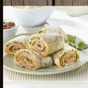 Baked Salsa Ham Roll-Ups