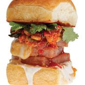 SPAM and Cheese Sandwich with Kimchi