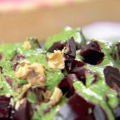 Beet Salad with Watercress Drizzle