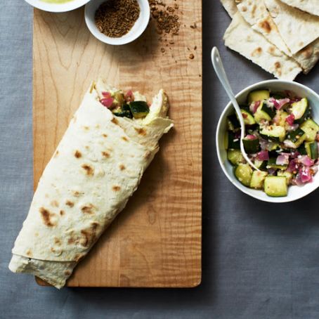 Spiced Chicken Dosas