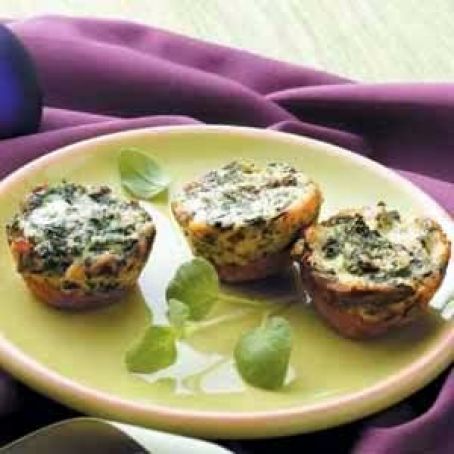 Mini Spinach Frittatas