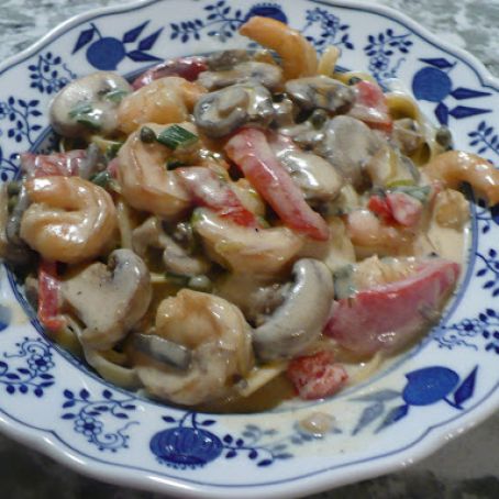 Blackened Shrimp Stroganoff