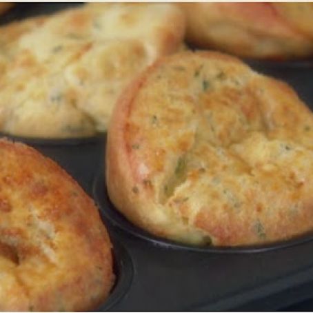 Garlic and Cheese Popovers*