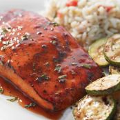 Hickory Bourbon Salmon