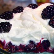 Ten-Minute Blackberry Cream Pie