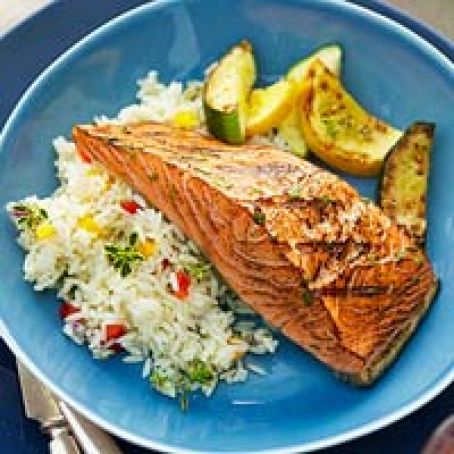 Sweet and Smoky Grilled Salmon