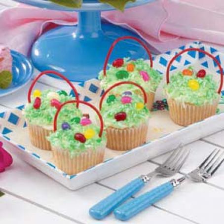 Cupcake Easter Baskets Recipe
