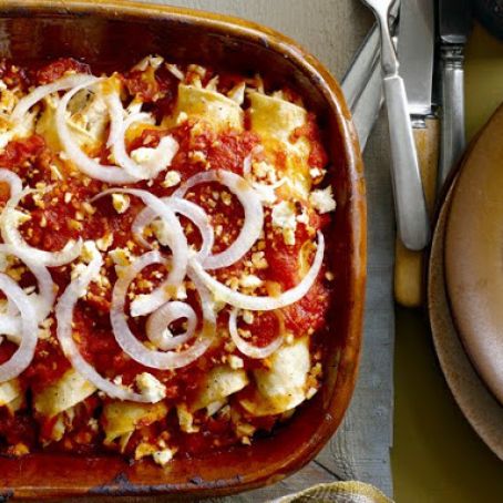 Chicken Enchiladas Suizas