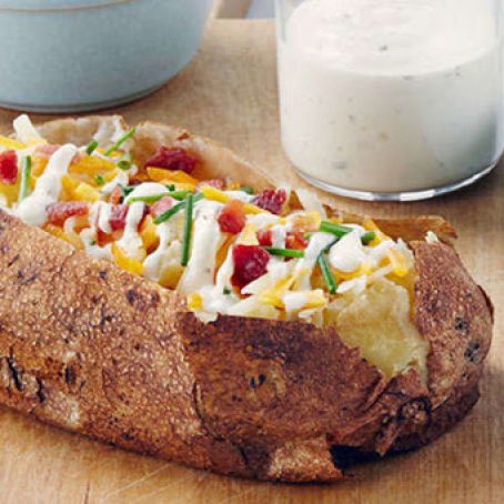 Slow-Cooker Loaded Cheesy Potatoes