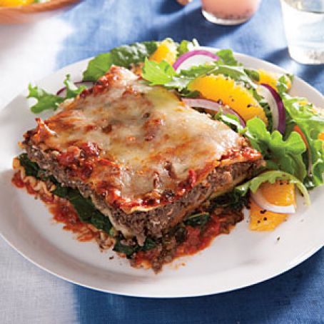 Kale and Mushroom Lasagna