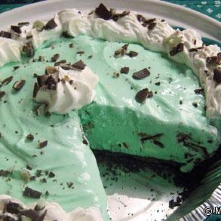 Minty Ice Cream Pie