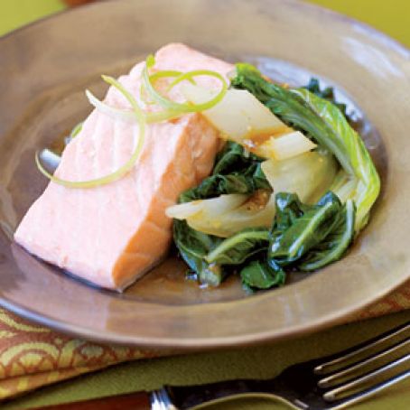 Easy Salmon and Bok Choy Recipe