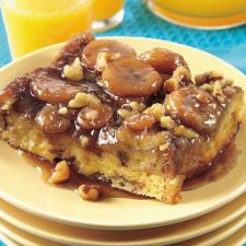 Upside Down Banana Walnut French Toast