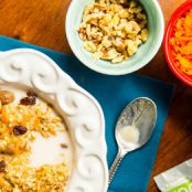 Carrot Cake Slow Cooker Steel Cut Oats