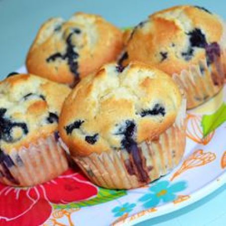 Blueberry Cream Muffins