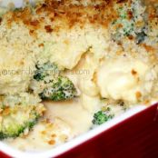 Cheesy Broccoli Cauliflower Bake