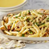 Chicken Piccata Pasta Toss