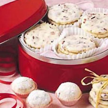 Cranberry Shortbread Cookies