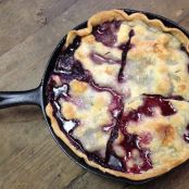 Skillet Blackberry Cobbler