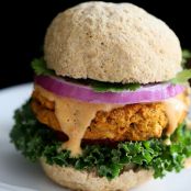 Sweet Potato Peanut Burgers
