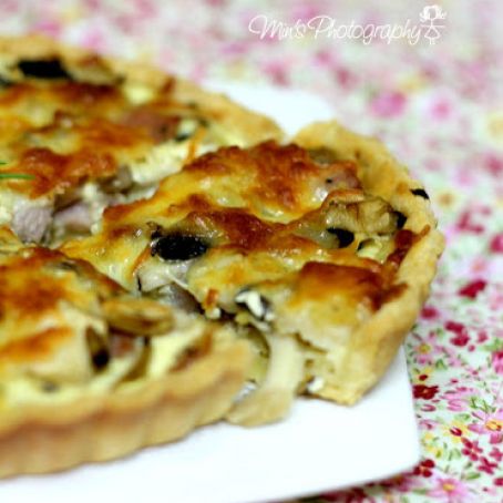 TART - Bacon Mushroom Quiche