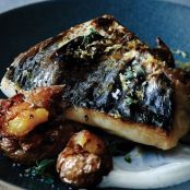Mackerel with Crushed Potatoes and Oregano