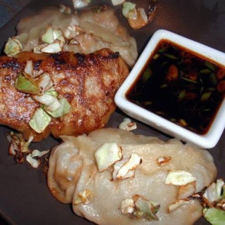 Pork and Chive Dumplings with Dried Shrimp