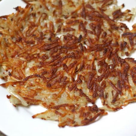 Crispy, Crunchy Golden Shredded Hash Browns