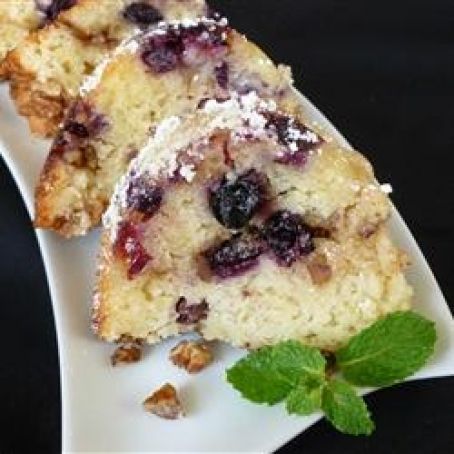 Blueberry Sour Cream Coffeecake