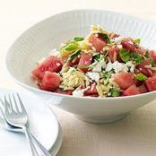 Orzo Salad with Watermelon and Feta