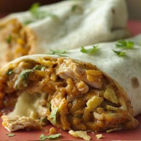 Crunchy Chicken Burritos