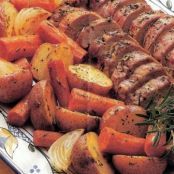 Oven-Roasted Pork and Vegetables