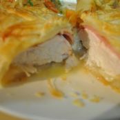 Chicken Cordon Bleu in Pastry