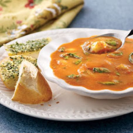 Tomato Gnocchi Florentine Soup