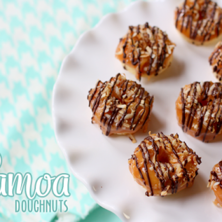 Baked Samoa Doughnuts