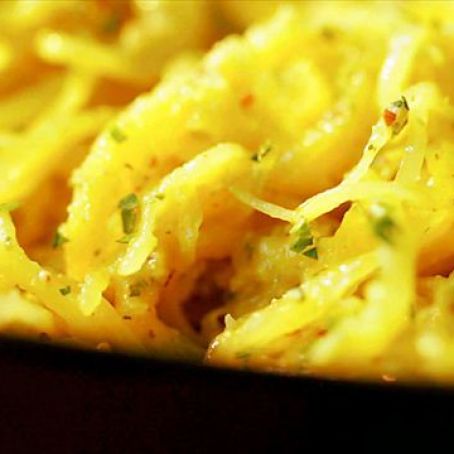 Spaghetti Squash with Parsley Pesto