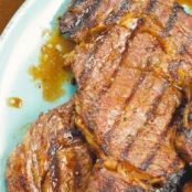Beer and Brown Sugar Rib-eyes