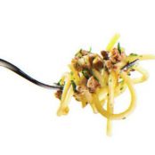 Spaghetti with Lemony Grass-Fed Meat Sauce