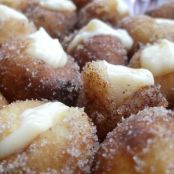 Cinnamon Puffles with Caramel Creme Filling