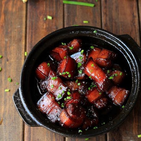 Hong Shao Rou Recipe—(Red Braised Pork Belly)