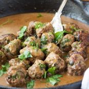 SWEDISH MEATBALLS WITH GRAVY