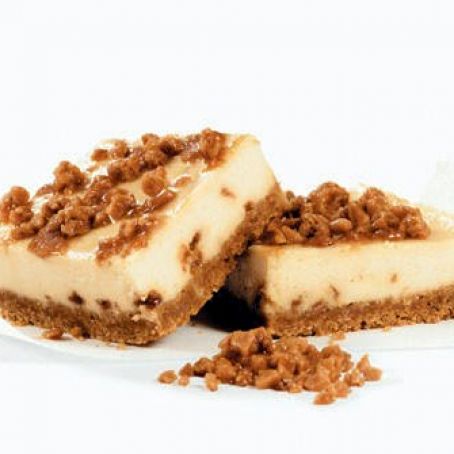 Toffee Crunch Cheesecake Squares