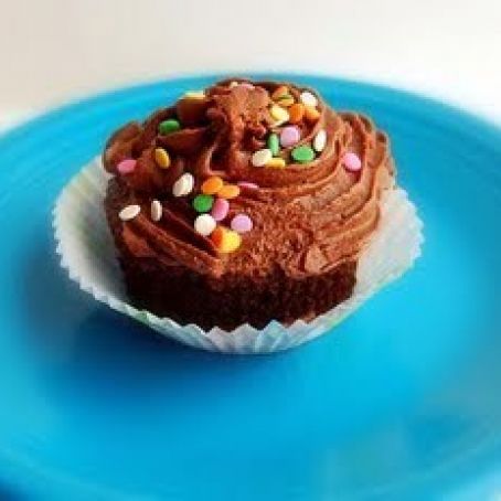 Chocolate Cupcakes with Cheesecake filling and Chocolate Frosting
