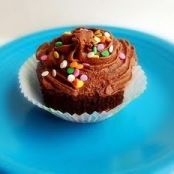Chocolate Cupcakes with Cheesecake filling and Chocolate Frosting
