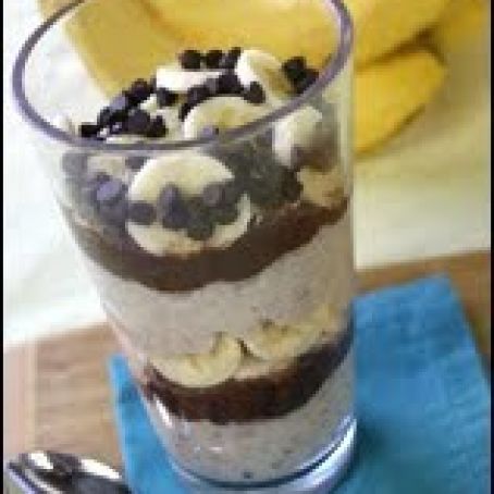 Banana-choco-rama Oatmeal Parfait