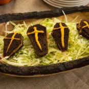 Tombstone and Coffin Grilled Cheeses