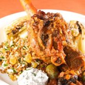 Moroccan Braised Lamb Shanks